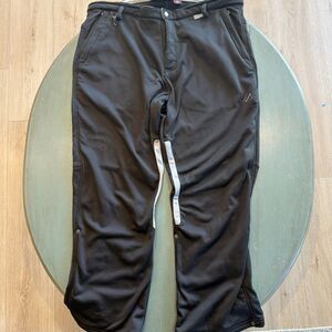 686 Smarty 3 In 1 Fleece Liner Pants Men XL Black Sweatpants Midlayer Only